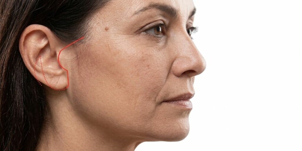 cicatrice deep plan facelift