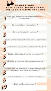 Questions pour mon chirurgien