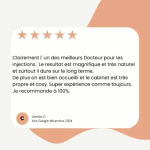 Avis injection 3 Dr Djian