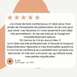 Avis Rhinoplastie 1